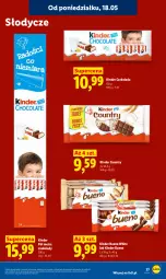 Gazetka promocyjna Lidl - Gazetka ważna od 18.05 do 20.05 - Gazetka - ważna od 20.05 do 20.05.2026 - strona 81 - produkty: Kinder Bueno, Czekolada, Kinder