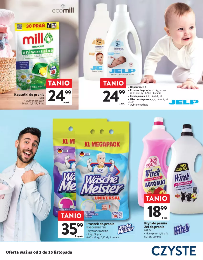 Gazetka promocyjna Intermarche - Gazetka Intermarche - ważna 02.11 do 15.11.2023 - strona 2 - produkty: Mleczko, Mleczko do prania, Odplamiacz, Płyn do prania, Proszek do prania, Top