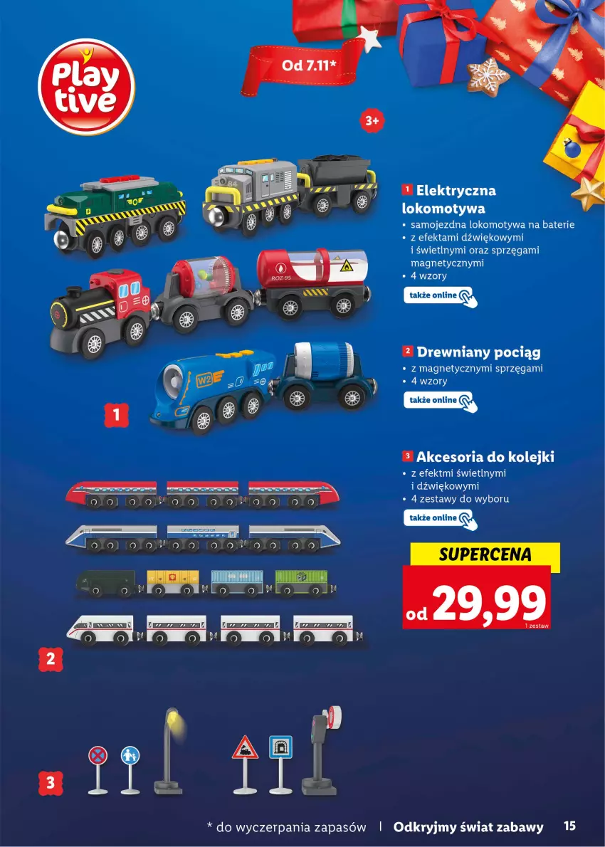 Gazetka promocyjna Lidl - KATALOG ZABAWKI - ważna 07.11.2022 do 06.01.2023 - strona 15 - produkty: Olej, Pociąg