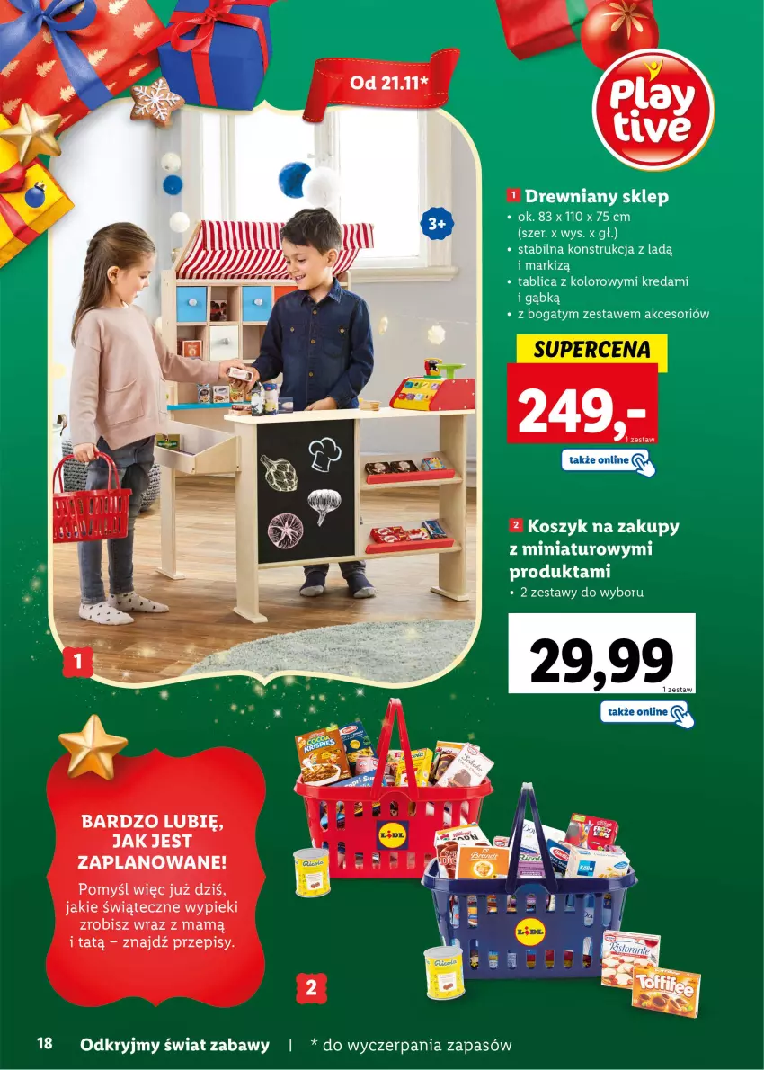 Gazetka promocyjna Lidl - KATALOG ZABAWKI - ważna 07.11.2022 do 06.01.2023 - strona 18 - produkty: Edam, Kosz