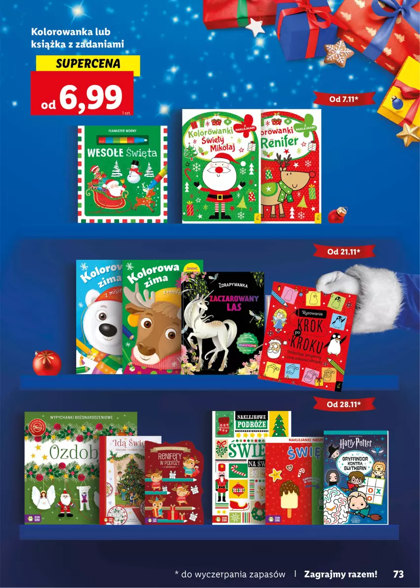 Gazetka promocyjna Lidl - KATALOG ZABAWKI - ważna 07.11.2022 do 06.01.2023 - strona 73 - produkty: Gra, Gry, Kolorowanka