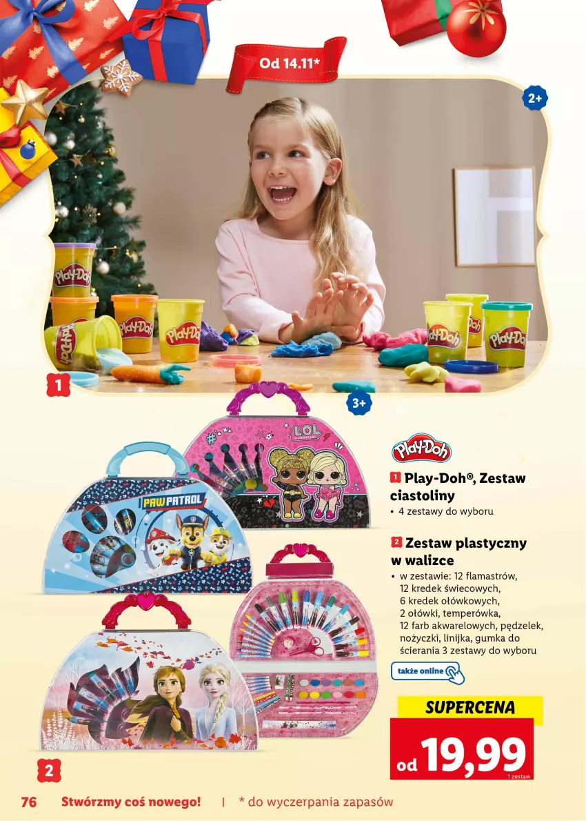 Gazetka promocyjna Lidl - KATALOG ZABAWKI - ważna 07.11.2022 do 06.01.2023 - strona 76 - produkty: Fa, Noż, Nożyczki, Play-Doh