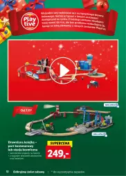 Gazetka promocyjna Lidl - KATALOG ZABAWKI - Gazetka - ważna od 06.01 do 06.01.2023 - strona 12 - produkty: Por, Kolejka, Pojazd, Bateria, Drewniana kolejka, Olej