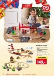 Gazetka promocyjna Lidl - KATALOG ZABAWKI - Gazetka - ważna od 06.01 do 06.01.2023 - strona 14 - produkty: Pociąg pasażerski, Kolejka, Pociąg, Straż pożarna, Drewniana kolejka, Olej