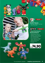 Gazetka promocyjna Lidl - KATALOG ZABAWKI - Gazetka - ważna od 06.01 do 06.01.2023 - strona 45 - produkty: Dinozaur, Panda, Dzieci, Jurassic World