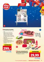 Gazetka promocyjna Lidl - KATALOG ZABAWKI - Gazetka - ważna od 06.01 do 06.01.2023 - strona 9 - produkty: Piec, Garnek, Kuchnia, Widelec, Trzepaczka, Zegar, Blacha do pieczenia, Drewniana kuchnia, Piekarnik, Patelnia, Fa