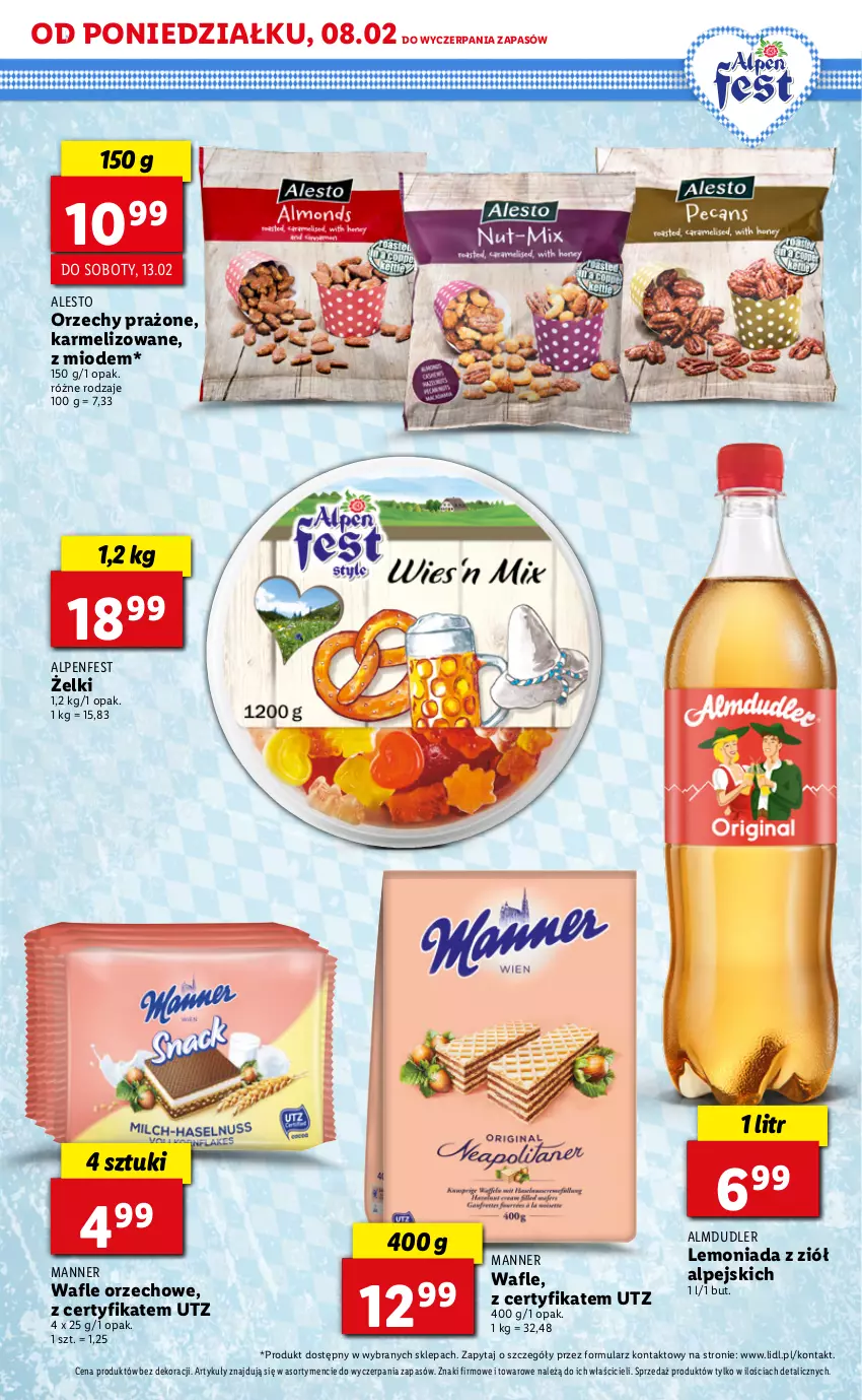 Gazetka promocyjna Lidl - TYDZIEŃ KUCHNI ALPEJSKIEJ - ważna 08.02 do 13.02.2021 - strona 13 - produkty: Lemoniada, Wafle