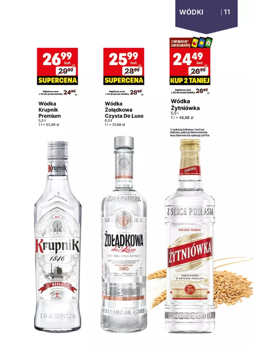 Gazetka promocyjna Delikatesy Centrum - DeliBarek DC49-DC50 - ważna 02.12 do 15.12.2024 - strona 11 - produkty: Krupnik, Wódka