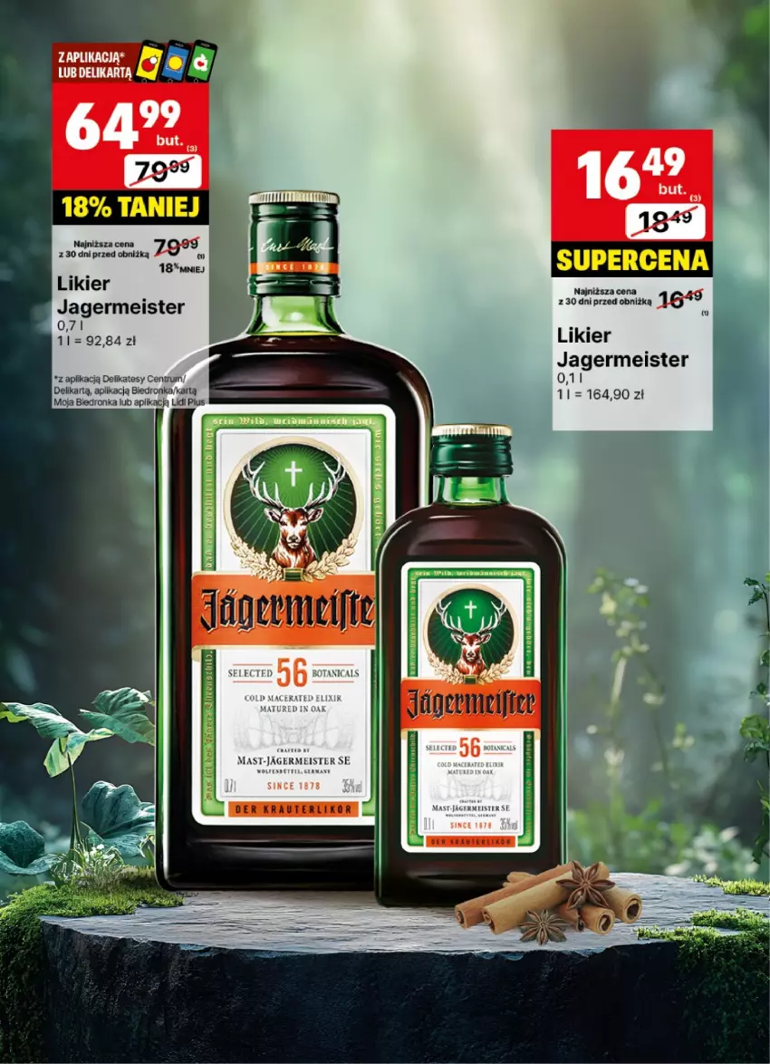 Gazetka promocyjna Delikatesy Centrum - DeliBarek DC49-DC50 - ważna 02.12 do 15.12.2024 - strona 16 - produkty: Dron, Jagermeister, Likier, Rum