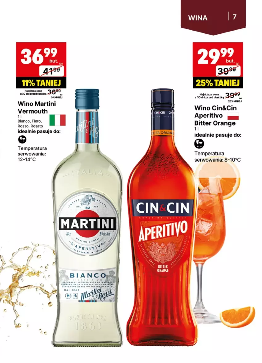 Gazetka promocyjna Delikatesy Centrum - DeliBarek DC49-DC50 - ważna 02.12 do 15.12.2024 - strona 7 - produkty: Martini, Ser, Vermouth, Wino