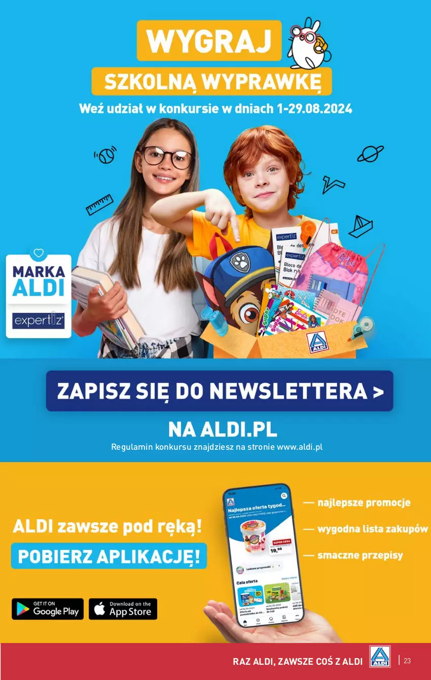 Gazetka promocyjna Aldi - Pełna oferta - ważna 26.08 do 31.08.2024 - strona 23 - produkty: Fa, Gra