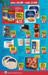 Gazetka promocyjna Aldi - Pełna oferta - Gazetka - ważna od 31.08 do 31.08.2024 - strona 16 - produkty: Piec, Pizza z pieca kamiennego, Makaron, Sos, Ser, Salami, Bułeczki, Pesto, Pizza, Fasola, Lasagne, Danie gotowe, Fa