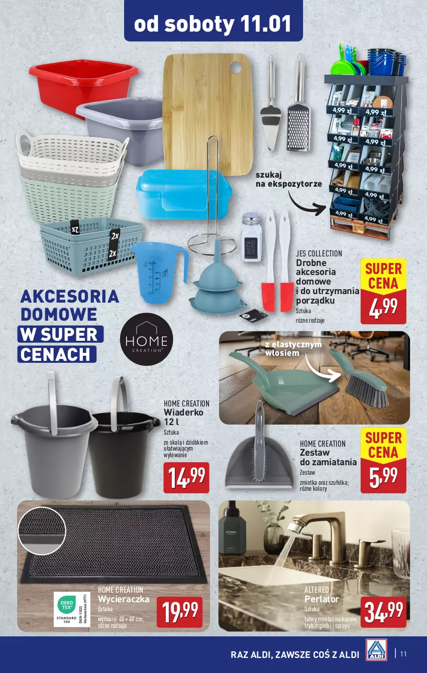 Gazetka promocyjna Aldi - Artykuły przemysłowe i tekstylia - ważna 08.01 do 11.01.2025 - strona 11 - produkty: Por, Szufelka, Wycieraczka