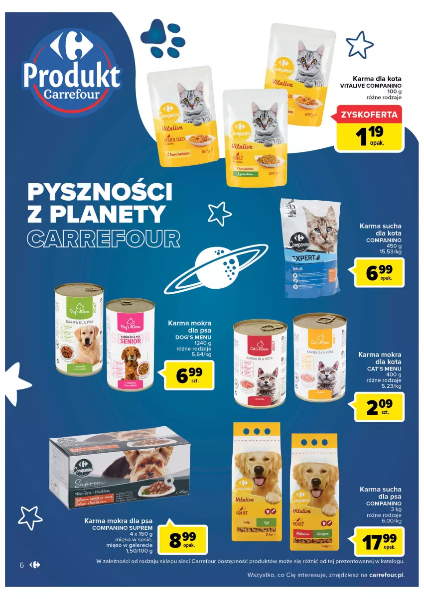 Gazetka promocyjna Carrefour - Gazetka Dobra oferta dla pupila - ważna 21.06 do 02.07.2022 - strona 6 - produkty: Gala, Mięso, Mięso w galarecie