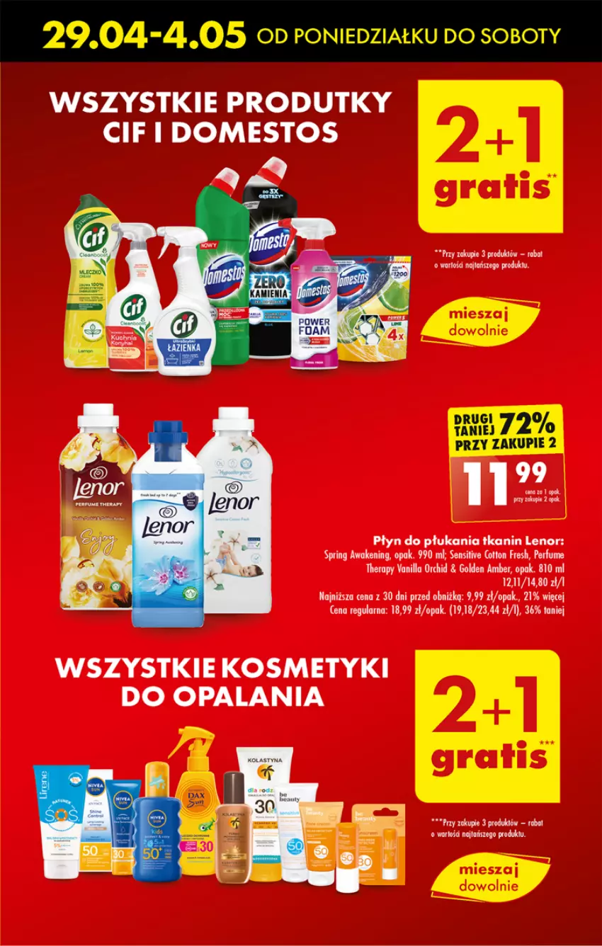 Gazetka promocyjna Biedronka - Od poniedzialku - ważna 29.04 do 04.05.2024 - strona 25 - produkty: Cif, Domestos, Perfum