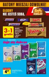 Gazetka promocyjna Biedronka - Od poniedzialku - Gazetka - ważna od 04.05 do 04.05.2024 - strona 63 - produkty: Gin, Milky Way, Bounty, Snickers, Mars, Orbit, Baton