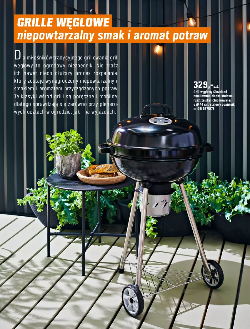 Gazetka promocyjna Obi - Gazetka OBI - ważna 24.05 do 30.09.2023 - strona 50 - produkty: Grill, Lakier, Mobil, Por, Termometr