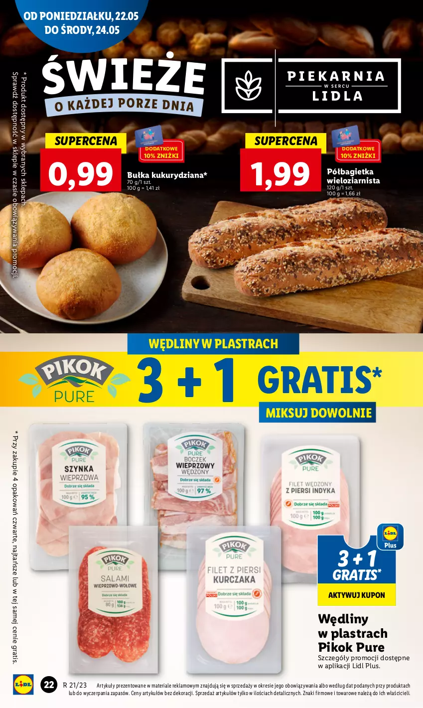 Gazetka promocyjna Lidl - GAZETKA - ważna 22.05 do 24.05.2023 - strona 26 - produkty: Bagietka, Bułka, Gra, PIKOK, Półbagietka, Pur