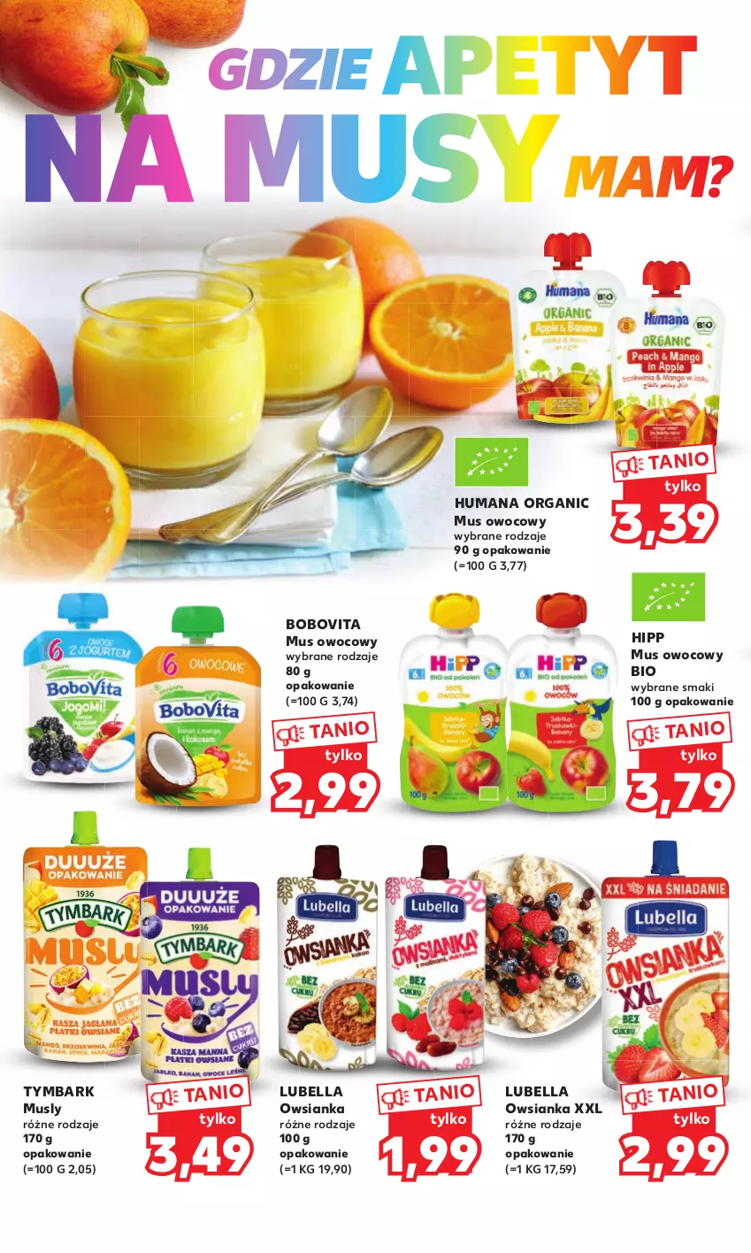 Gazetka promocyjna Kaufland - Mocny Start - ważna 29.05 do 31.05.2023 - strona 14 - produkty: Bell, Bella, BoboVita, HiPP, Humana, Lubella, Mus, Owsianka, Tymbark