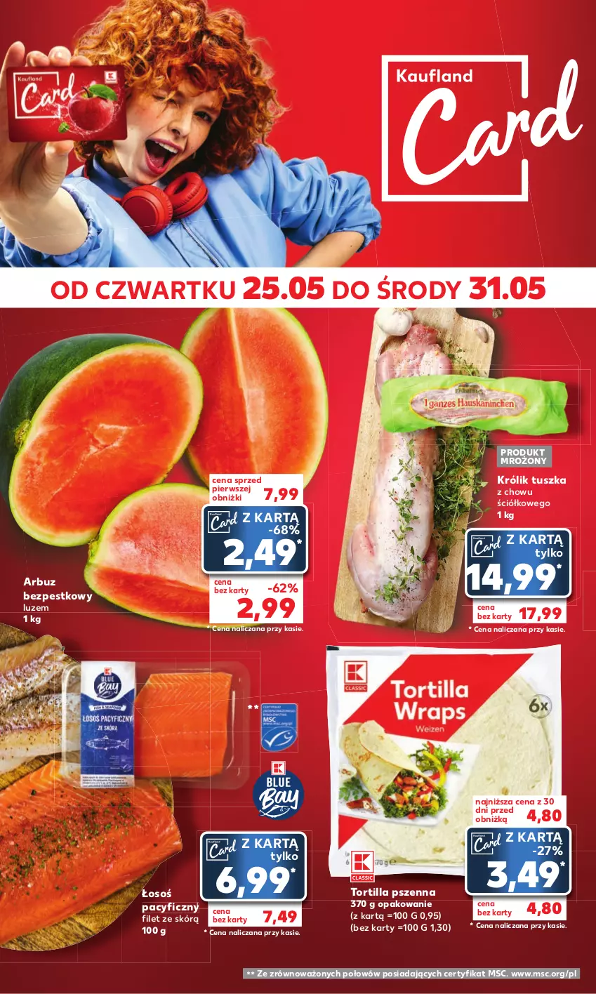 Gazetka promocyjna Kaufland - Mocny Start - ważna 29.05 do 31.05.2023 - strona 20 - produkty: Arbuz, Królik, Tortilla, Tusz