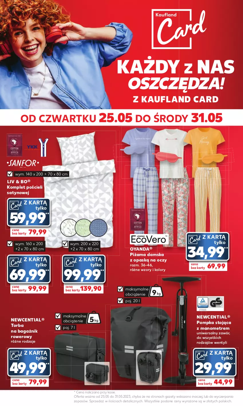 Gazetka promocyjna Kaufland - Mocny Start - ważna 29.05 do 31.05.2023 - strona 22 - produkty: Komplet pościeli, Piżama, Pompka, Pościel, Rower, Torba