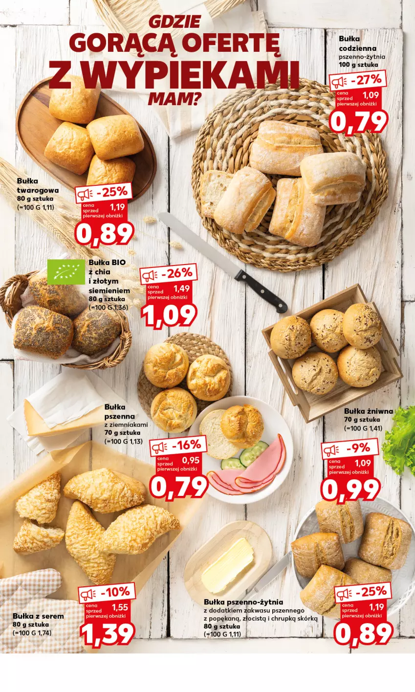 Gazetka promocyjna Kaufland - Mocny Start - ważna 15.01 do 17.01.2024 - strona 16 - produkty: Bułka, Chia, Ser