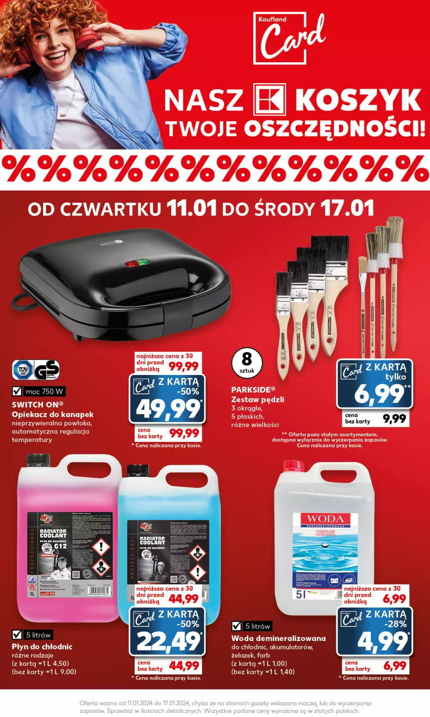 Gazetka promocyjna Kaufland - Mocny Start - ważna 15.01 do 17.01.2024 - strona 24 - produkty: Akumulator, Fa, Płyn do chłodnic, Woda