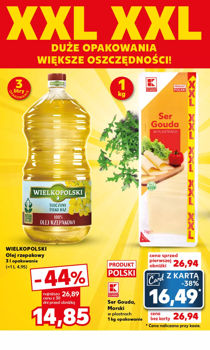 Gazetka promocyjna Kaufland - Mocny Start - ważna 15.01 do 17.01.2024 - strona 8 - produkty: Gouda, Olej, Olej rzepakowy, Ser