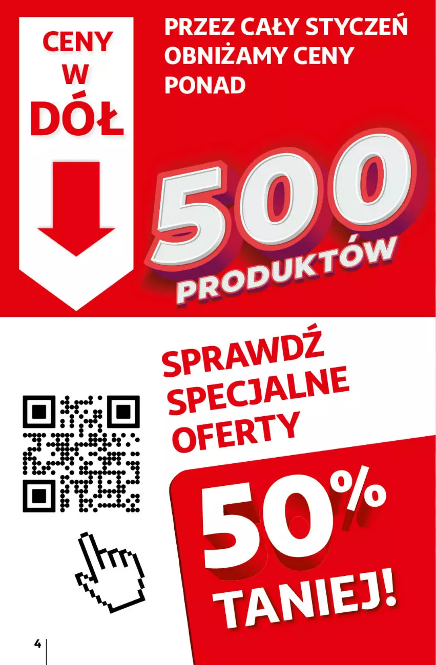 Gazetka promocyjna Auchan - Gazetka Ceny w dół Część 4 Hipermarket Auchan - ważna 25.01 do 31.01.2024 - strona 4