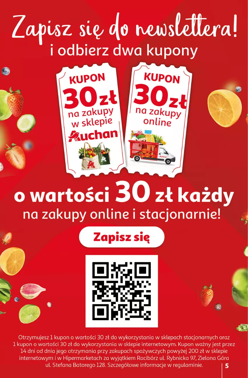 Gazetka promocyjna Auchan - Gazetka Ceny w dół Część 4 Hipermarket Auchan - ważna 25.01 do 31.01.2024 - strona 5 - produkty: Fa