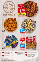 Gazetka promocyjna Auchan - Gazetka Ceny w dół Część 4 Hipermarket Auchan - Gazetka - ważna od 31.01 do 31.01.2024 - strona 33 - produkty: Ciastka, Migdały łuskane, Kremówka, Migdały, Dr Gerard, Wafle, Rodzynki, Kakao, Mieszanka wedlowska