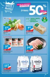 Gazetka promocyjna Auchan - Gazetka Ceny w dół Część 4 Hipermarket Auchan - Gazetka - ważna od 31.01 do 31.01.2024 - strona 9 - produkty: Kurczak, Polędwiczki z kurczaka, Chusteczki, Woda, Masło