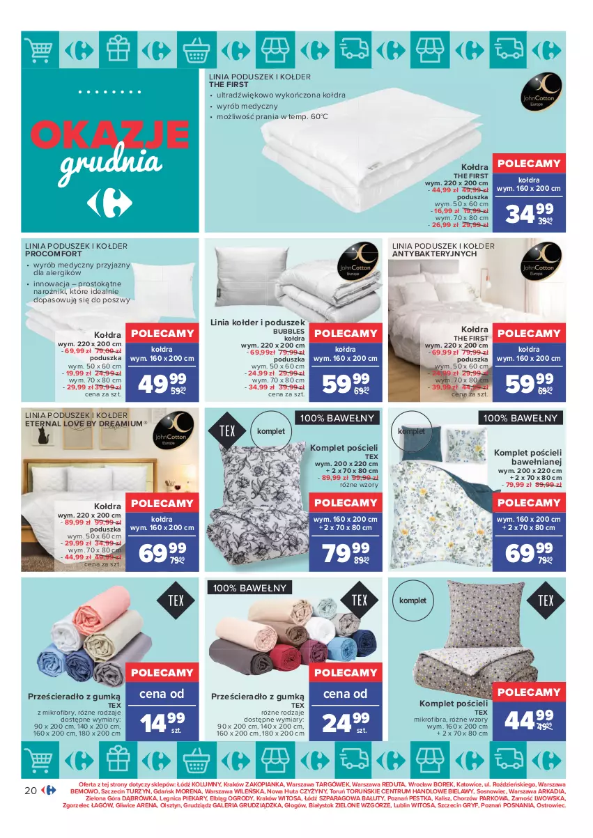 Gazetka promocyjna Carrefour - Gazetka Carrefour Okazje grudnia - ważna 01.12 do 31.12.2021 - strona 20 - produkty: Gry, Kołdra, Komplet pościeli, Narożnik, Poduszka, Pościel, Prześcieradło, Rum, Sos