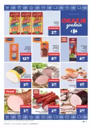 Gazetka promocyjna Carrefour - Gazetka Carrefour Okazje grudnia - Gazetka - ważna od 31.12 do 31.12.2021 - strona 3 - produkty: Piec, Kurczak, Polędwica, Parówki sokoliki, Sok, Sokołów, Kurczak gotowany, Parówki, Madej Wróbel, Szynka, Tarczyński, Schab kopcony, Kabanos, Kiełbasa, Olewnik