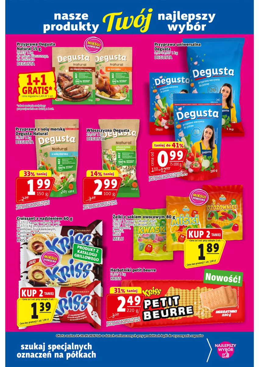 Gazetka promocyjna Prim Market - ważna 14.05 do 20.05.2026 - strona 17 - produkty: Croissant, Fa, Herbatniki, Kakao, Kurczak, Piec, Por