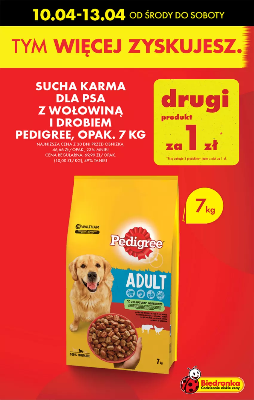 Gazetka promocyjna Biedronka - Od czwartku - ważna 11.04 do 17.04.2024 - strona 9 - produkty: Pedigree, Sucha karma