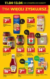 Gazetka promocyjna Biedronka - Od czwartku - Gazetka - ważna od 17.04 do 17.04.2024 - strona 13 - produkty: Lubella, Ketchup, Makaron, Dawtona, Gry, Kucharek, Bell, Spaghetti, Bella, Przyprawa uniwersalna, Kasza, Olma, Pomidory, Heinz, Kasza gryczana