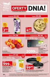 Gazetka promocyjna Auchan - Gazetka Sezon na urlop Hipermarket Auchan - Gazetka - ważna od 28.06 do 28.06.2023 - strona 20 - produkty: LED TV, Chłodziarka, Warzywa, Warzywa i owoce, Clin, Kosz, O nas, Zamrażarka, Tefal, Tytan, Brzoskwinie, Owoce, Patelnia, LG, Fa