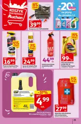 Gazetka promocyjna Auchan - Gazetka Sezon na urlop Hipermarket Auchan - Gazetka - ważna od 28.06 do 28.06.2023 - strona 21 - produkty: Gaśnica, Apteczka samochodowa, Wasa, Olej, LG