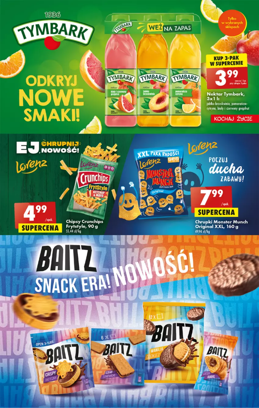 Gazetka promocyjna Biedronka - Od czwartku - ważna 27.07 do 02.08.2023 - strona 45 - produkty: Chipsy, Crunchips, Koc, Nektar, Tymbark