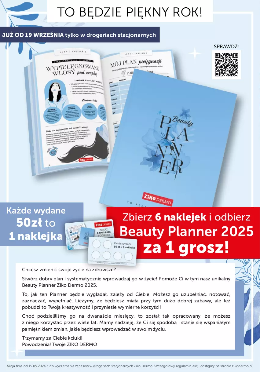 Gazetka promocyjna Ziko - Gazetka Ziko Dermo - ważna 19.09 do 02.10.2024 - strona 24 - produkty: Klej, Pamiętnik