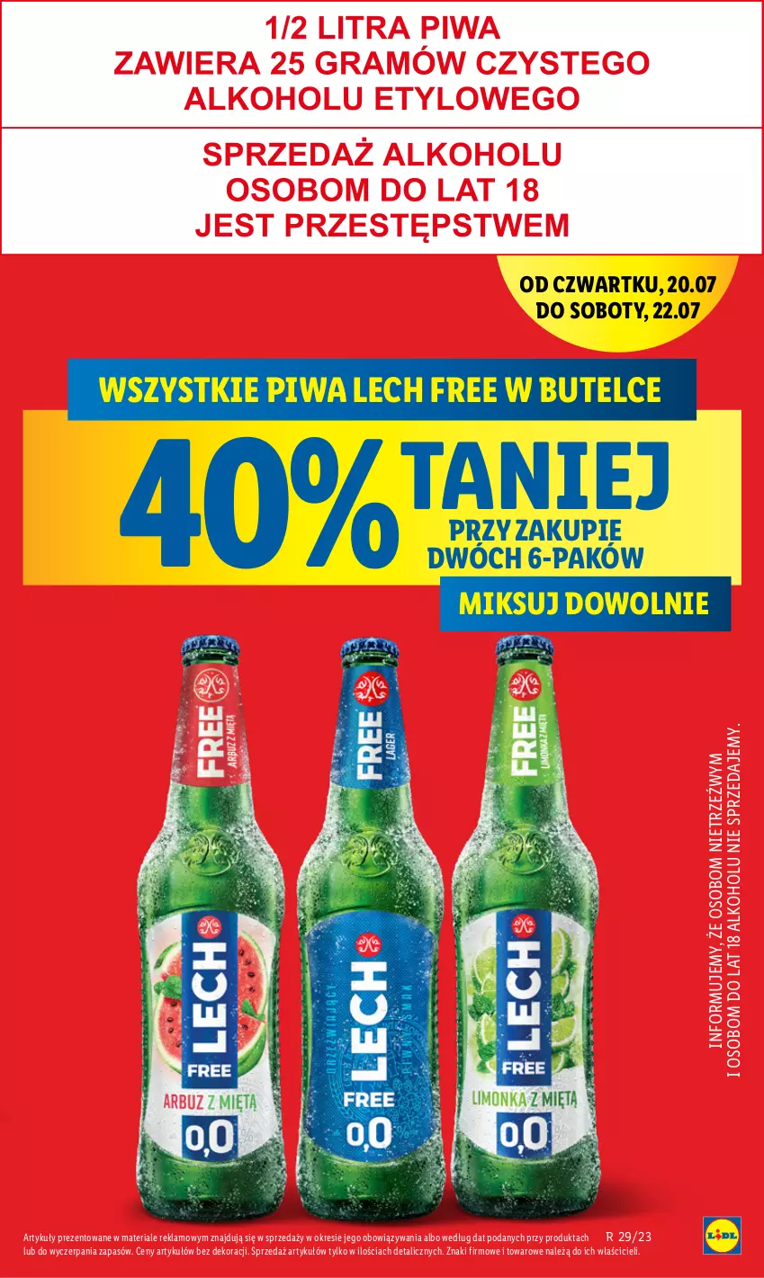 Gazetka promocyjna Lidl - GAZETKA - ważna 20.07 do 22.07.2023 - strona 15 - produkty: Piwa