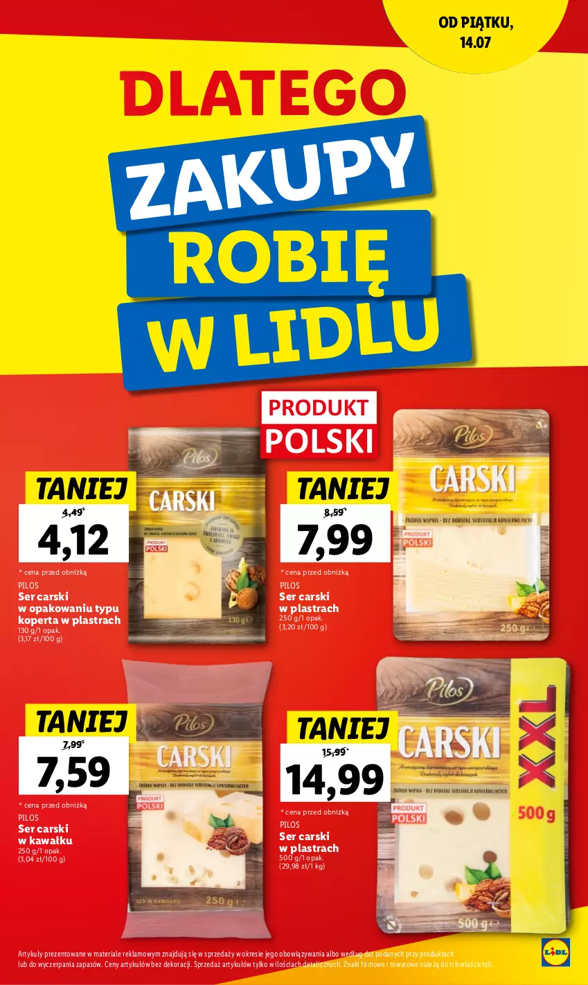 Gazetka promocyjna Lidl - GAZETKA - ważna 20.07 do 22.07.2023 - strona 25 - produkty: Cars, Kawa, Pilos, Ser