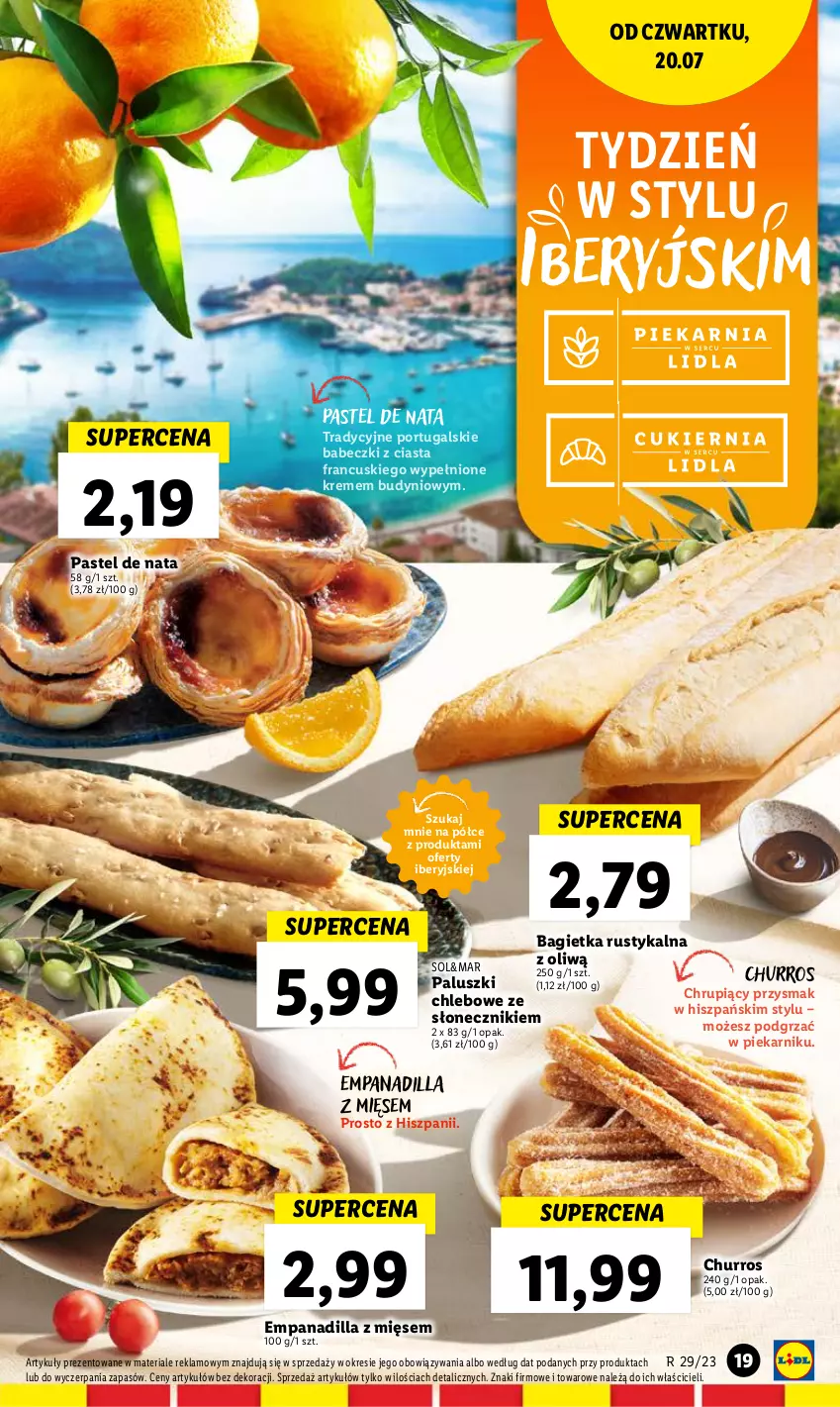 Gazetka promocyjna Lidl - GAZETKA - ważna 20.07 do 22.07.2023 - strona 59 - produkty: Babeczki, Bagietka, Chleb, Piekarnik, Por, Rust