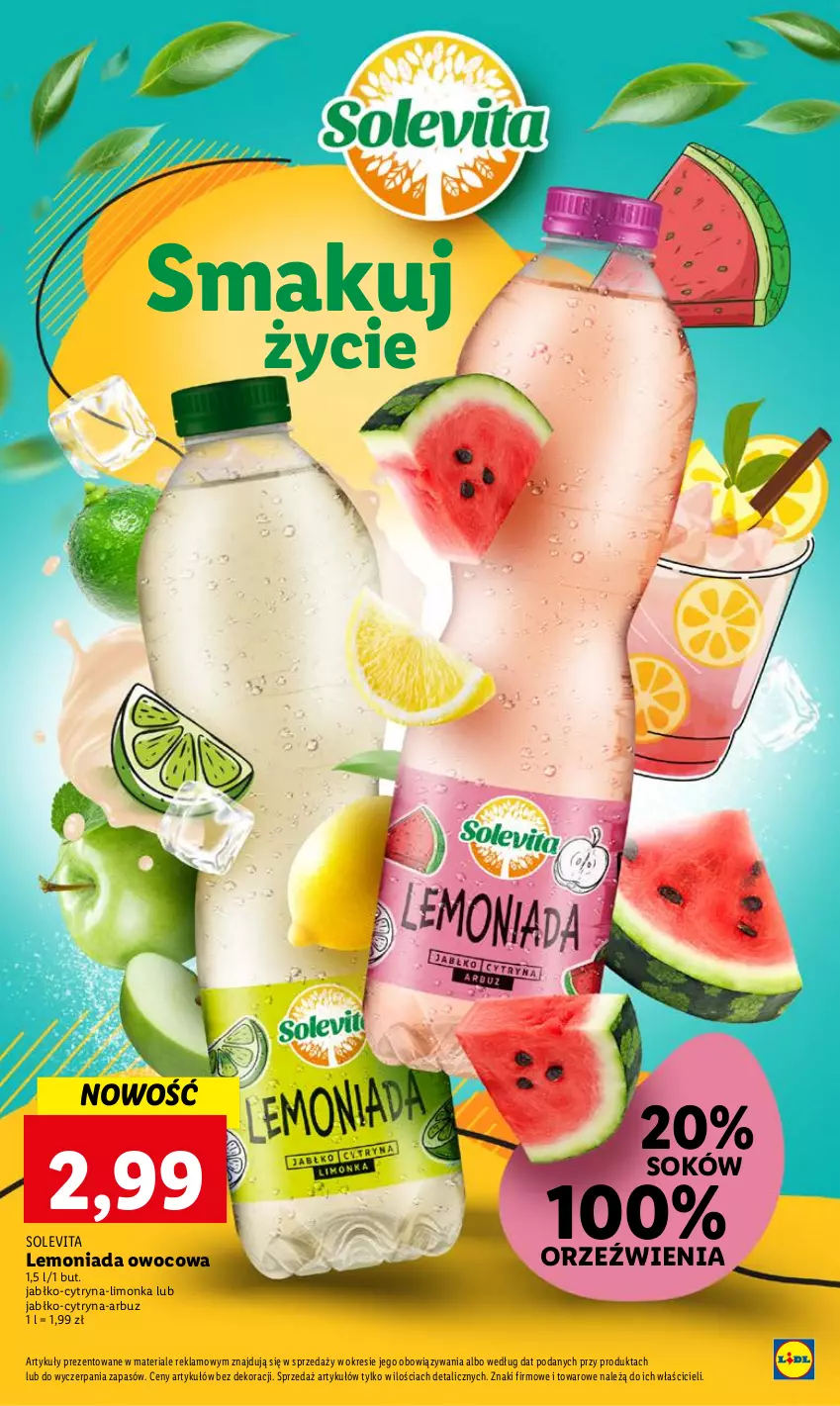 Gazetka promocyjna Lidl - GAZETKA - ważna 20.07 do 22.07.2023 - strona 78 - produkty: Arbuz, Lemoniada, Limonka, Sok