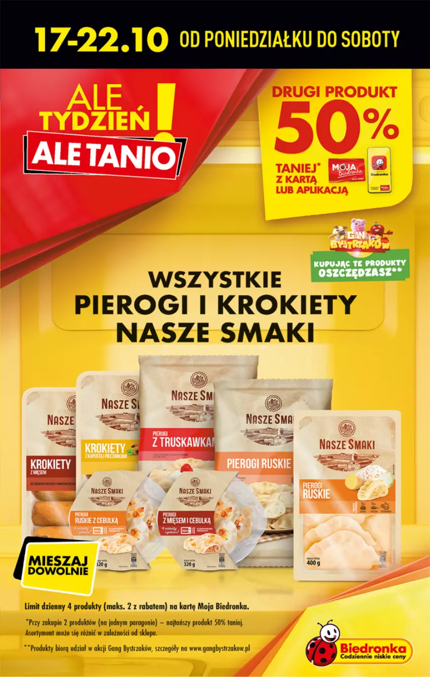 Gazetka promocyjna Biedronka - W tym tygodniu P - ważna 17.10 do 22.10.2022 - strona 11 - produkty: Dron, Krokiety, LG, Pierogi