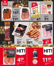 Gazetka promocyjna Selgros - Oferta spożywcza - Gazetka - ważna od 26.12 do 26.12.2022 - strona 12 - produkty: Salami, Mortadella, Kiełbasa krakowska, Parówki, Dell, Boczek, Frankfurterki, Kabanos, Kiełbasa