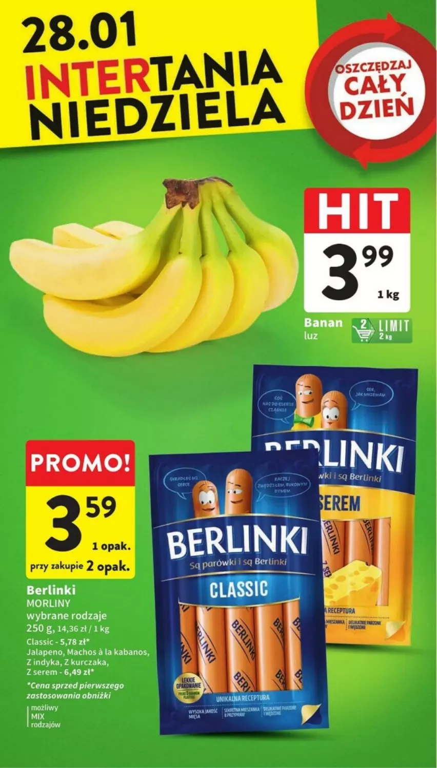 Gazetka promocyjna Intermarche - ważna 25.01 do 31.01.2024 - strona 12 - produkty: Berlinki, Kurczak, Morliny, Ser