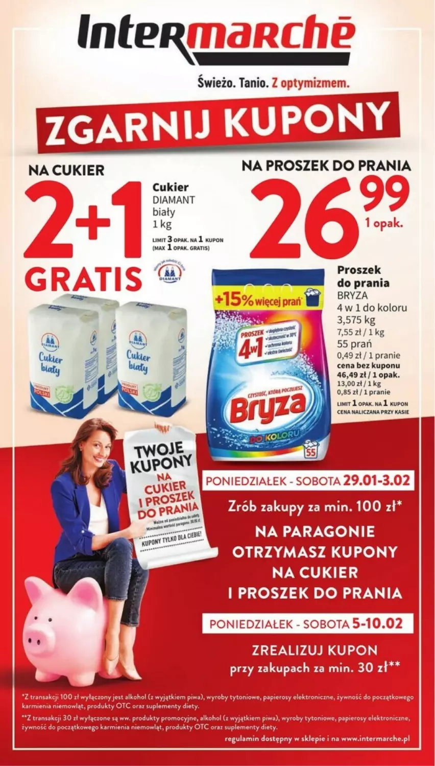 Gazetka promocyjna Intermarche - ważna 25.01 do 31.01.2024 - strona 35 - produkty: Bryza, Cukier, Diamant, Gra, Pax, Proszek do prania