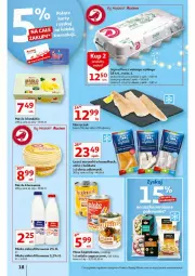 Gazetka promocyjna Auchan - Magia stołu wigilijnego Hipermarkety - Gazetka - ważna od 24.12 do 24.12.2021 - strona 18 - produkty: Masło klarowane, Halibut, Jaja, Stek, Kawa, Mleko zagęszczone, Mleko mikrofiltrowane, Dorsz, Masło, Lazur, Mleko